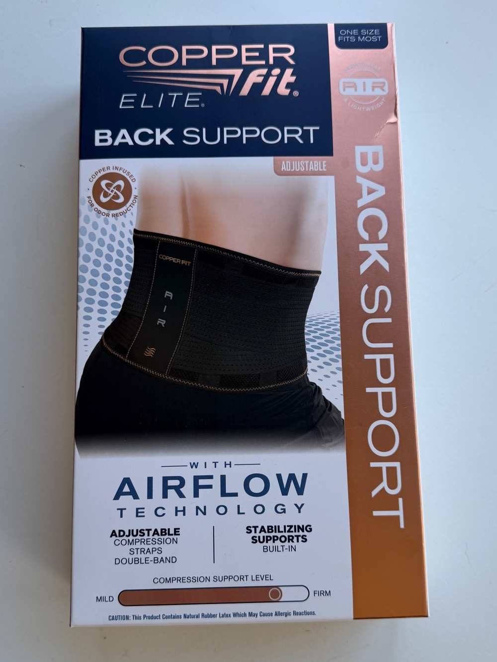 Copper Fit Elite Air Back Brace Back Support One Size
